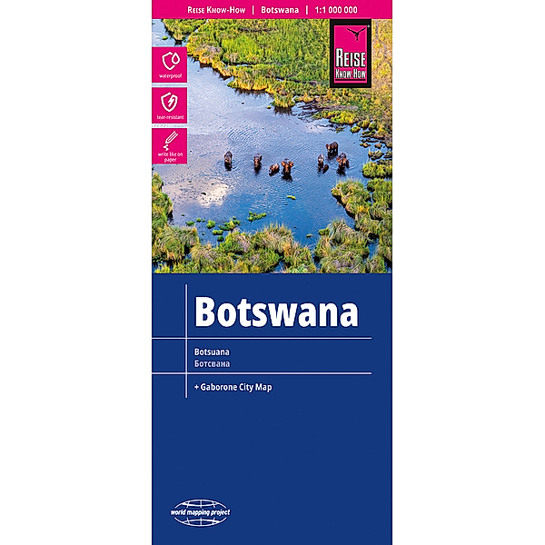 Reise Know-How Botswana (1:1.000.000), Peter Rump Verlag