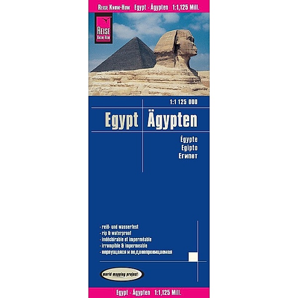 Reise Know-How Landkarte Ägypten (1:1.125.000), Reise Know-How Verlag Peter Rump