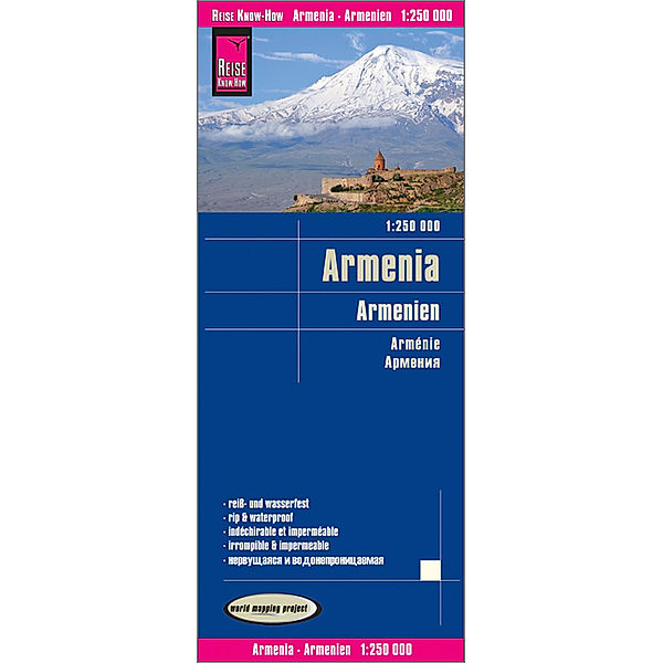 Reise Know-How Landkarte Armenien / Armenia / Arménie