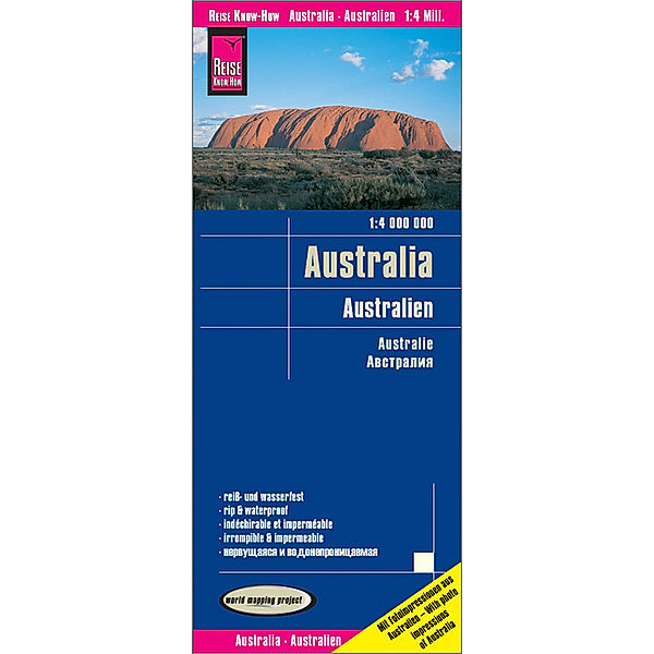 Reise Know-How Landkarte Australien / Australia / Australie