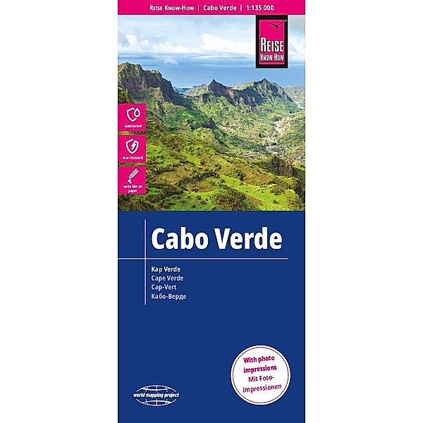 Reise Know-How Landkarte Cabo Verde (1:135.000)