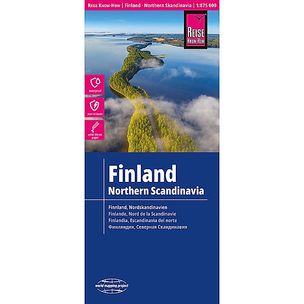 Reise Know-How Landkarte Finnland und Nordskandinavien / Finland and Northern Scandinavia (1:875.000). Finlande et nord de la Scandinavie / Finlandia y Escandinavia del norte, Reise Know-How Verlag Peter Rump GmbH