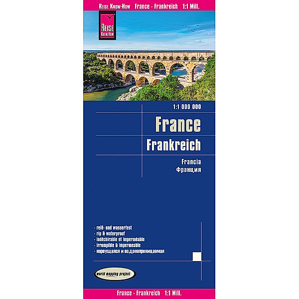 Reise Know-How Landkarte Frankreich / France (1:1.000.000), Reise Know-How Verlag Peter Rump