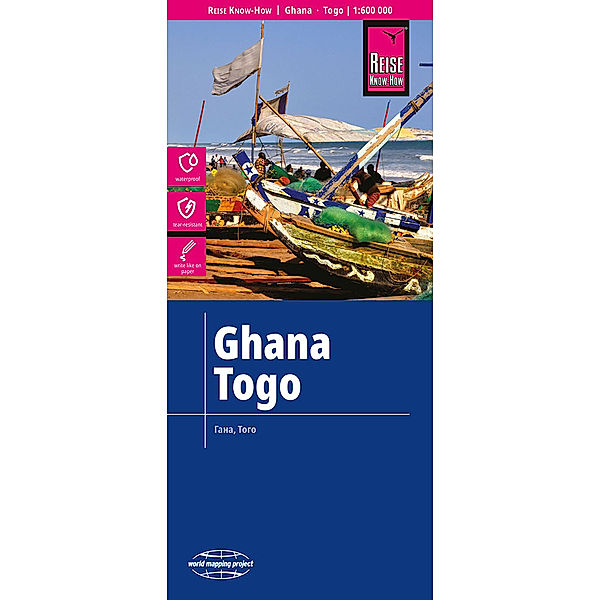 Reise Know-How Landkarte Ghana, Togo (1:600.000), Reise Know-How Verlag Peter Rump