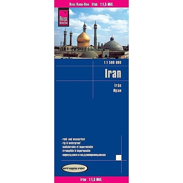 Reise Know-How Landkarte Iran, Peter Rump Verlag