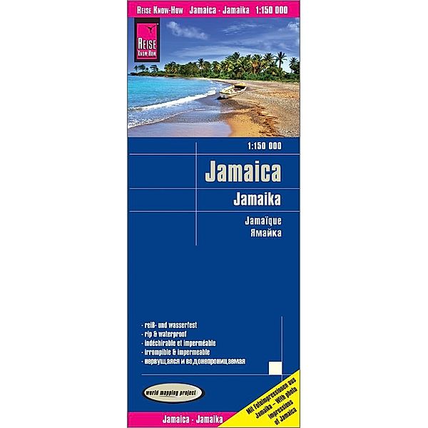 Reise Know-How Landkarte Jamaika / Jamaica (1:150.000), Reise Know-How Verlag Peter Rump