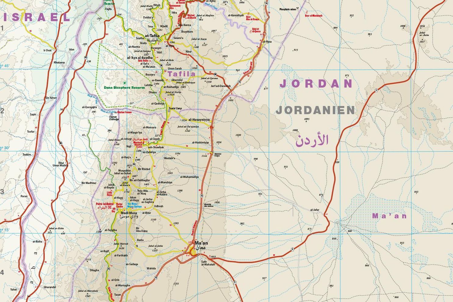 Reise Know-How Landkarte Jordanien Jordan 1:400.000 Buch versandkostenfrei  bei Weltbild.de bestellen