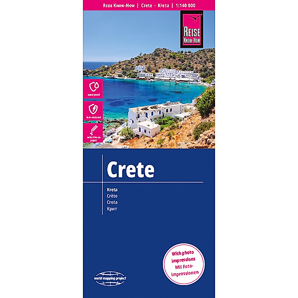 Reise Know-How Landkarte Kreta / Crete (1:140.000)
