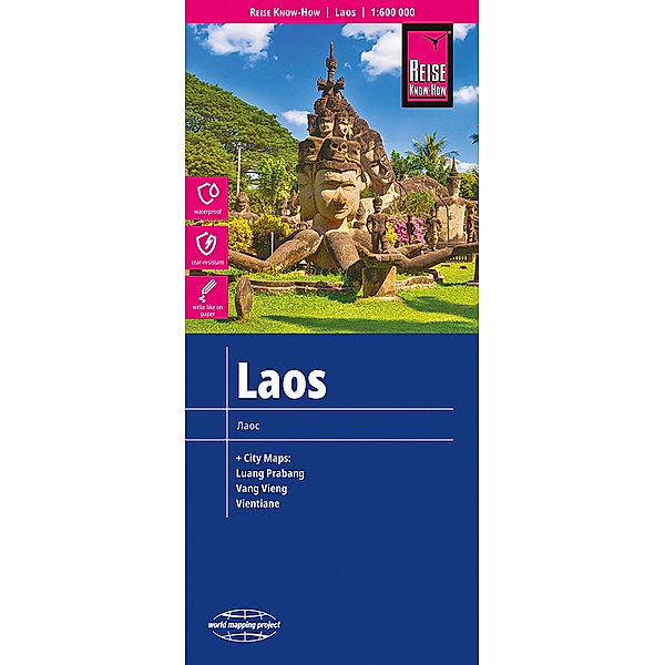 Reise Know-How Landkarte Laos, Reise Know-How Verlag Peter Rump GmbH