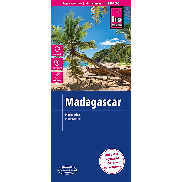 Reise Know-How Landkarte Madagaskar / Madagascar (1:1.200.000). Madagascar