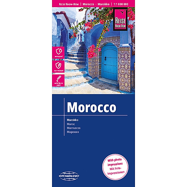 Reise Know-How Landkarte Marokko (1:1.000.000). Morocco