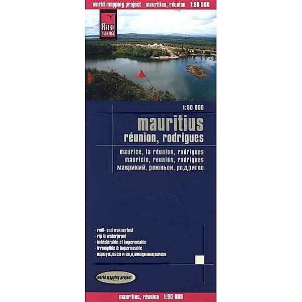Reise Know-How Landkarte Mauritius, Réunion, Rodrigues (1:90.000). Maurice, La Réunion, Rodrigues / Mauricio, Reunión, Rodrigues