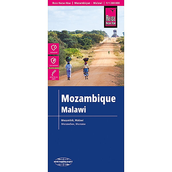 Reise Know-How Landkarte Mosambik, Malawi (1:1.200.000), Reise Know-How Verlag Peter Rump GmbH
