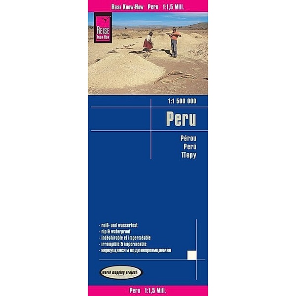 Reise Know-How Landkarte Peru. Pérou, Peter Rump Verlag