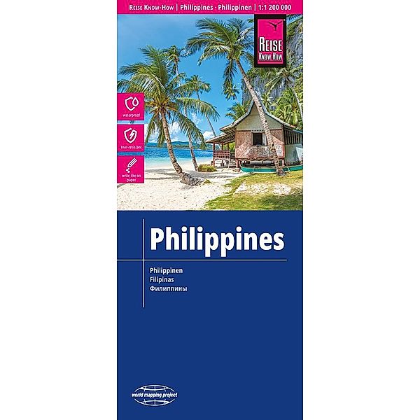 Reise Know-How Landkarte Philippinen / Philippines (1:1.200.000)