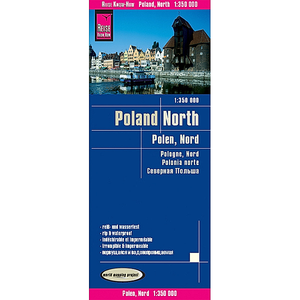 Reise Know-How Landkarte Polen, Nord / Poland, North (1:350.000). Pologne Nord / Polonia norte