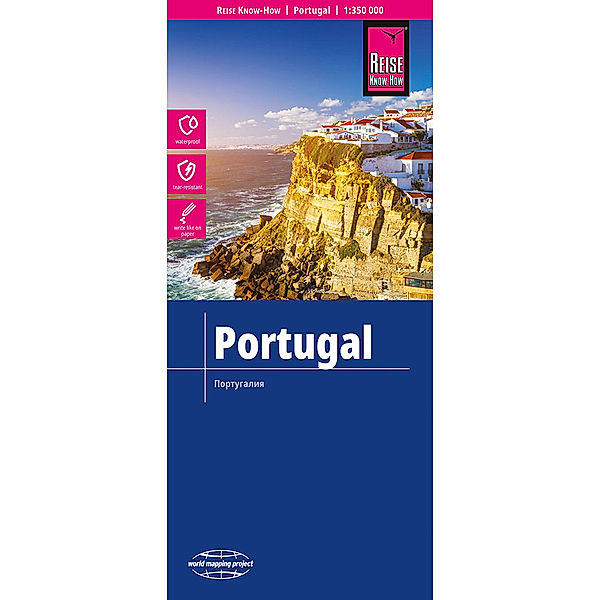 Reise Know-How Landkarte Portugal (1:350.000)