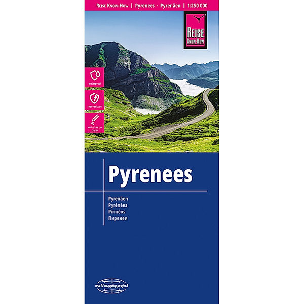 Reise Know-How Landkarte Pyrenäen / Pyrenees (1:250.000), Reise Know-How Verlag Peter Rump GmbH