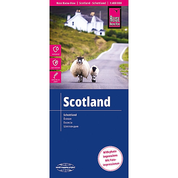 Reise Know-How Landkarte Schottland / Scotland (1:400.000), Reise Know-How Verlag Peter Rump GmbH
