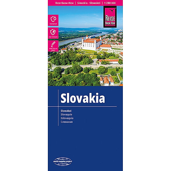 Reise Know-How Landkarte Slowakei / Slovakia (1:280.000), Reise Know-How Verlag Peter Rump