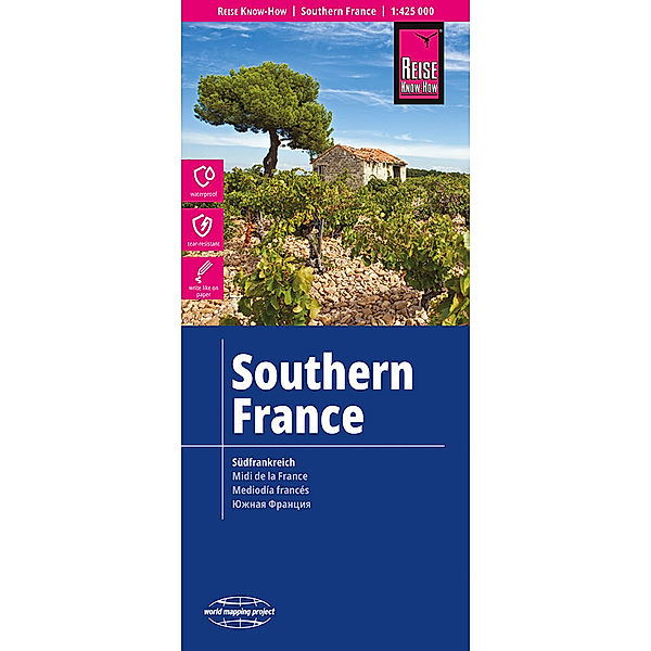 Reise Know-How Landkarte Südfrankreich / Southern France (1:425.000), Reise Know-How Verlag Peter Rump