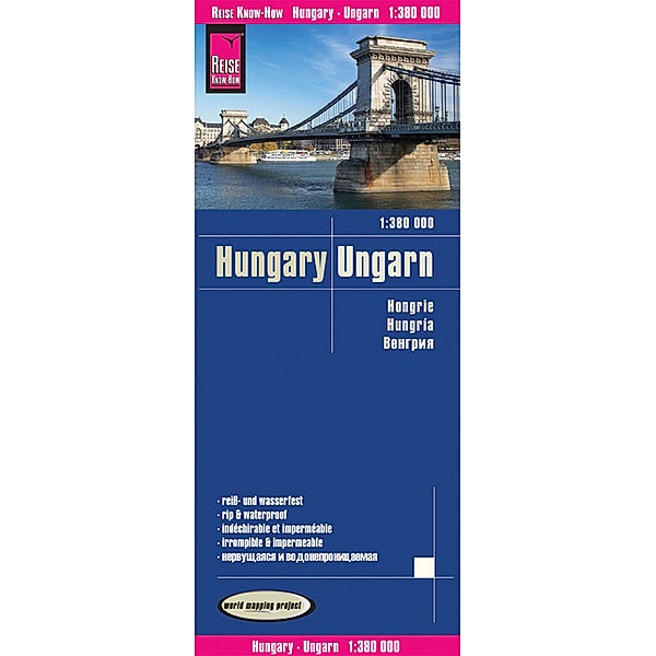 Reise Know-How Landkarte Ungarn / Hungary (1:380.000), Reise Know-How Verlag Peter Rump