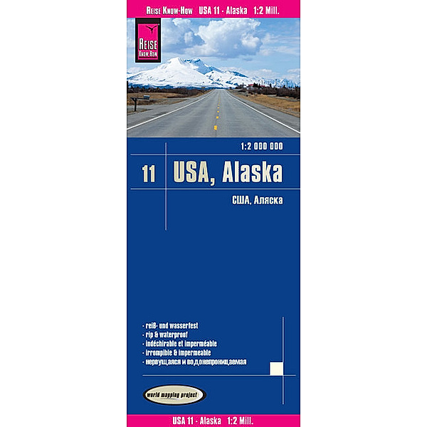 Reise Know-How Landkarte USA, Alaska (1:2.000.000), Reise Know-How Verlag Peter Rump