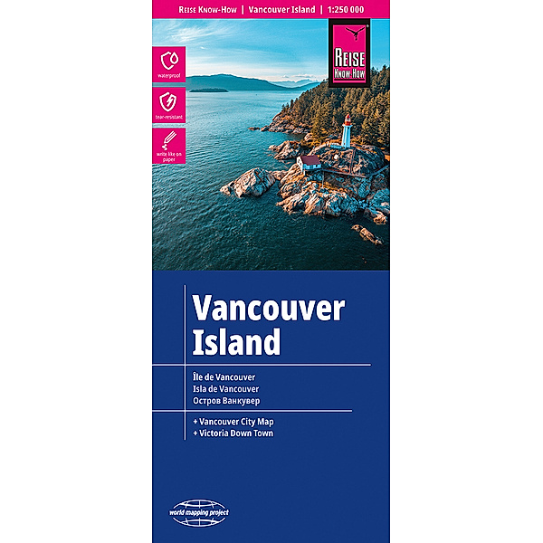Reise Know-How Landkarte Vancouver Island (1:250.000), Reise Know-How Verlag Peter Rump