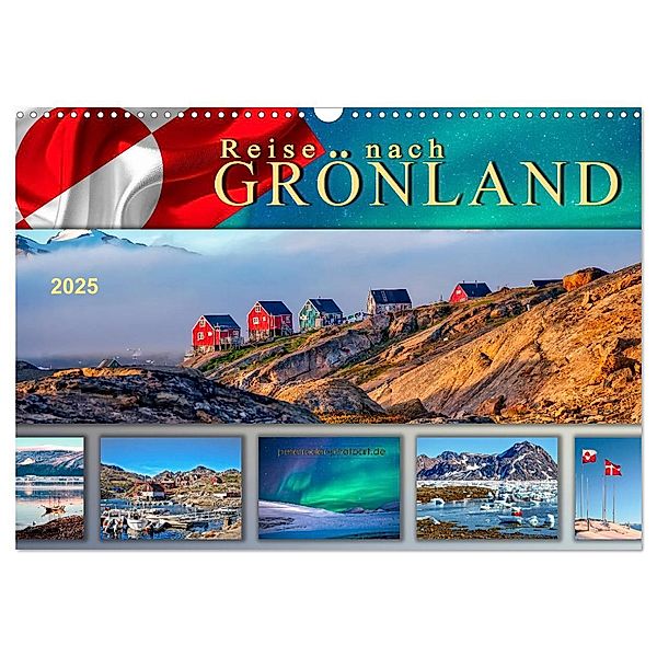 Reise nach Grönland (Wandkalender 2025 DIN A3 quer), CALVENDO Monatskalender, Calvendo, Peter Roder