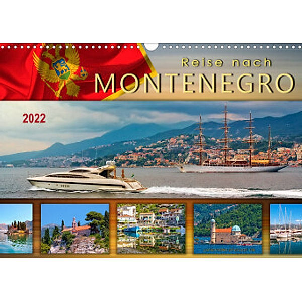 Reise nach Montenegro (Wandkalender 2022 DIN A3 quer), Peter Roder