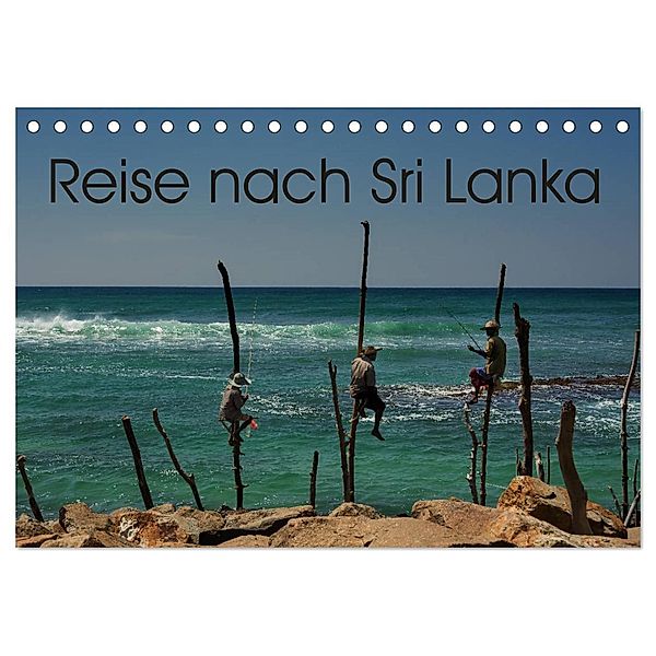 Reise nach Sri Lanka (Tischkalender 2024 DIN A5 quer), CALVENDO Monatskalender, Berlin, Andreas Schön