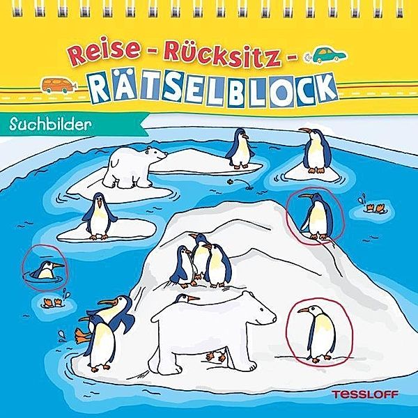 Reise-Rücksitz-Rätselblock Suchbilder. Ab 5 Jahren, Silke Neubert