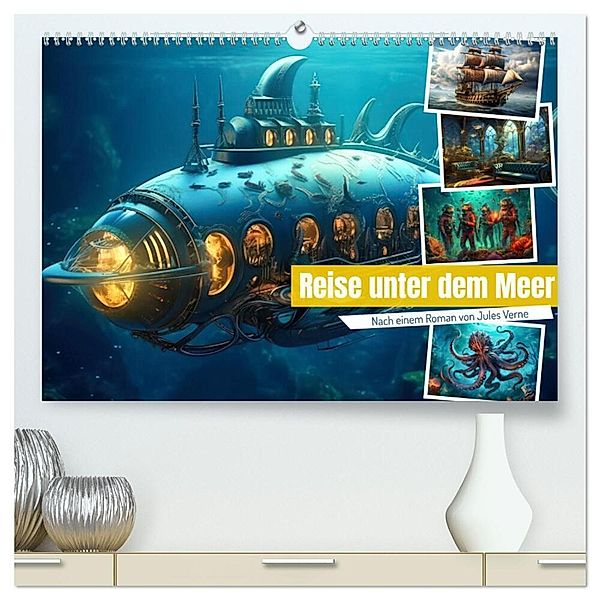 Reise unter dem Meer (hochwertiger Premium Wandkalender 2024 DIN A2 quer), Kunstdruck in Hochglanz, Sabine Löwer