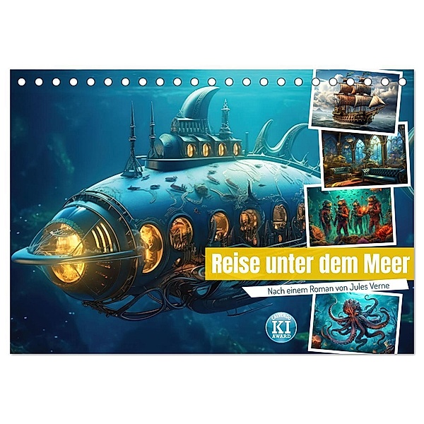 Reise unter dem Meer (Tischkalender 2024 DIN A5 quer), CALVENDO Monatskalender, Sabine Löwer