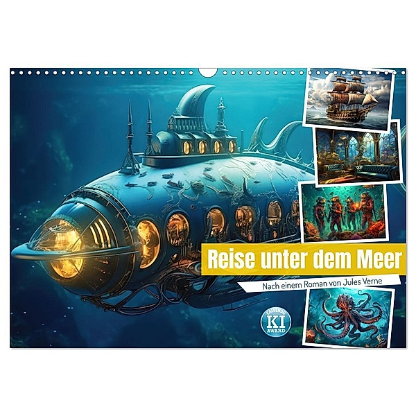 Reise unter dem Meer (Wandkalender 2024 DIN A3 quer), CALVENDO Monatskalender, Sabine Löwer