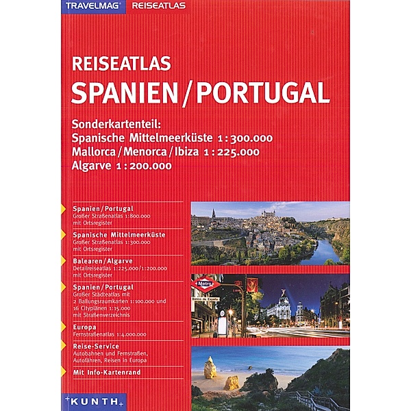 Reiseatlas Spanien, Portugal