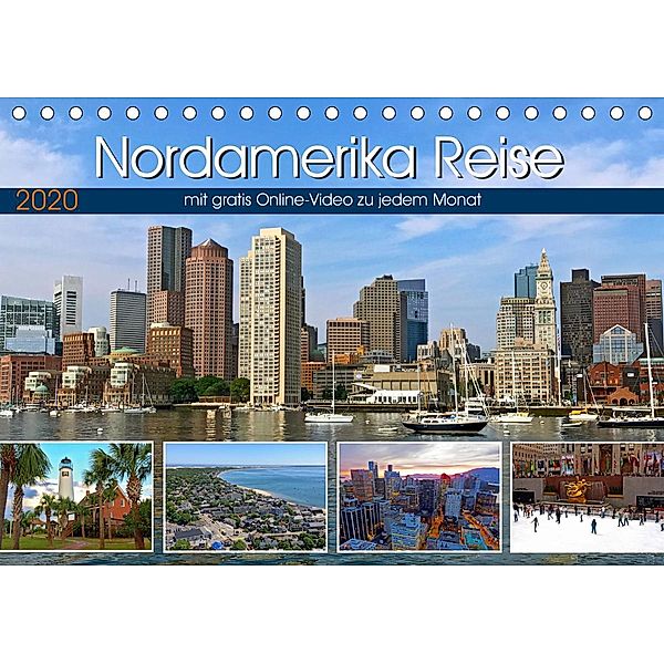 Reisekalender Nordamerika (Tischkalender 2020 DIN A5 quer), Stefan Berndt