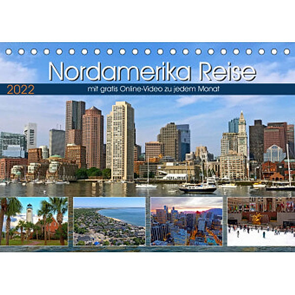 Reisekalender Nordamerika (Tischkalender 2022 DIN A5 quer), Stefan Berndt
