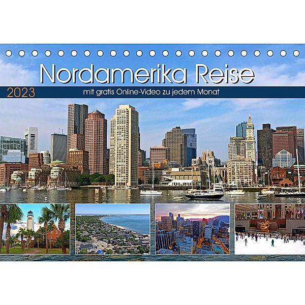 Reisekalender Nordamerika (Tischkalender 2023 DIN A5 quer), Stefan Berndt