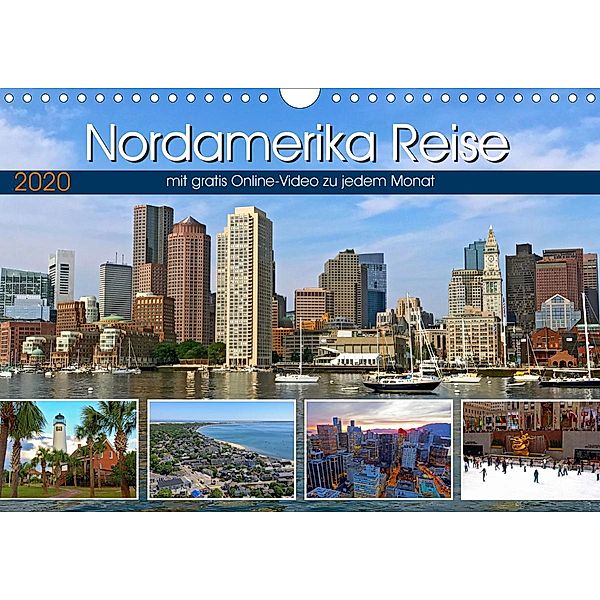 Reisekalender Nordamerika (Wandkalender 2020 DIN A4 quer), Stefan Berndt