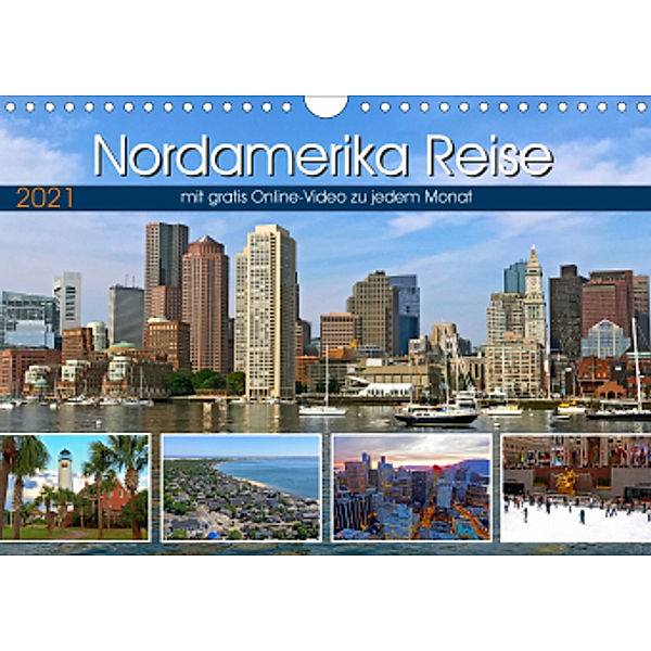 Reisekalender Nordamerika (Wandkalender 2021 DIN A4 quer), Stefan Berndt