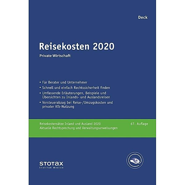 Reisekosten 2020, Wolfgang Deck