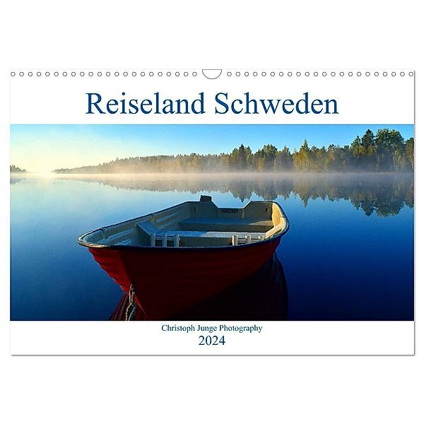 Reiseland Schweden (Wandkalender 2024 DIN A3 quer), CALVENDO Monatskalender, Christoph Junge