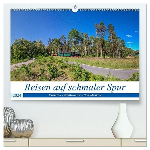 Reisen auf schmaler Spur - Kromlau - Weißwasser - Bad Muskau (hochwertiger Premium Wandkalender 2024 DIN A2 quer), Kunstdruck in Hochglanz, ReDi Fotografie