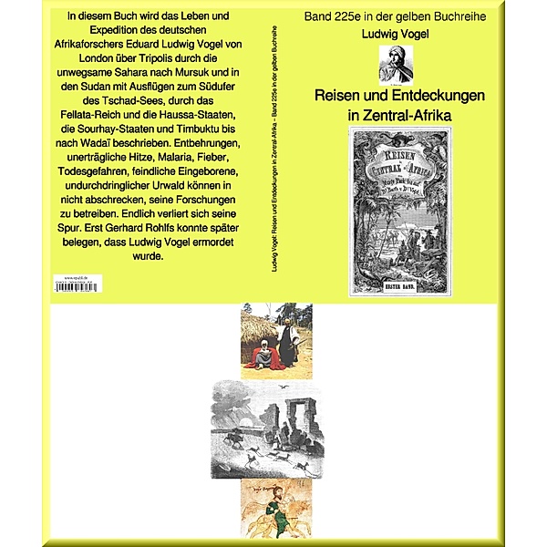 Reisen und Entdeckungen in Zentral-Afrika - Band 225 in der gelben Buchreihe bei Jürgen Ruszkowkski, Ludwig Vogel