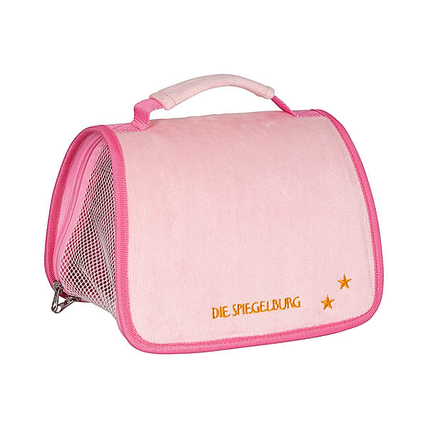 Die Spiegelburg Reisetasche für Plüschtiere LUSTIGE TIERPARADE (25x17x17) in rosa