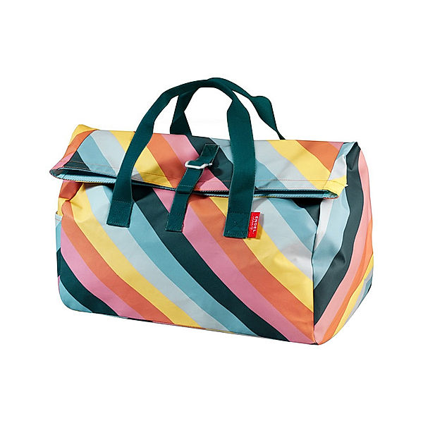 ENGEL. Reisetasche STRIPE RAINBOW – FLIP (39x27x17) in bunt