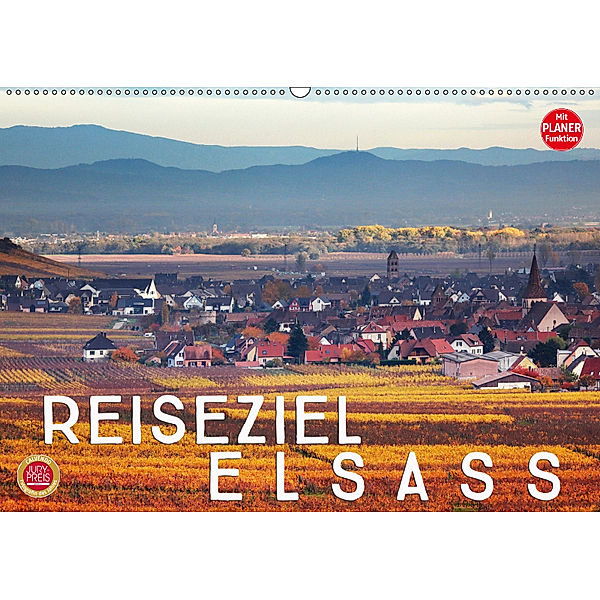 Reiseziel Elsass (Wandkalender 2019 DIN A2 quer), Martina Cross