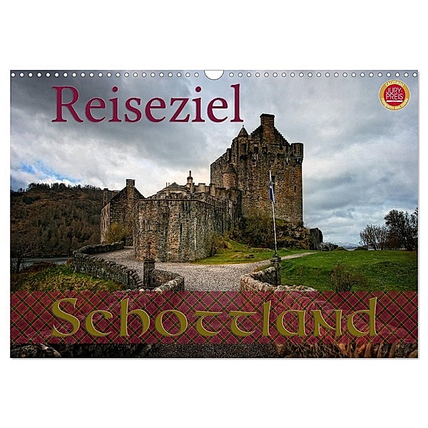 Reiseziel Schottland (Wandkalender 2024 DIN A3 quer), CALVENDO Monatskalender, Martina Cross