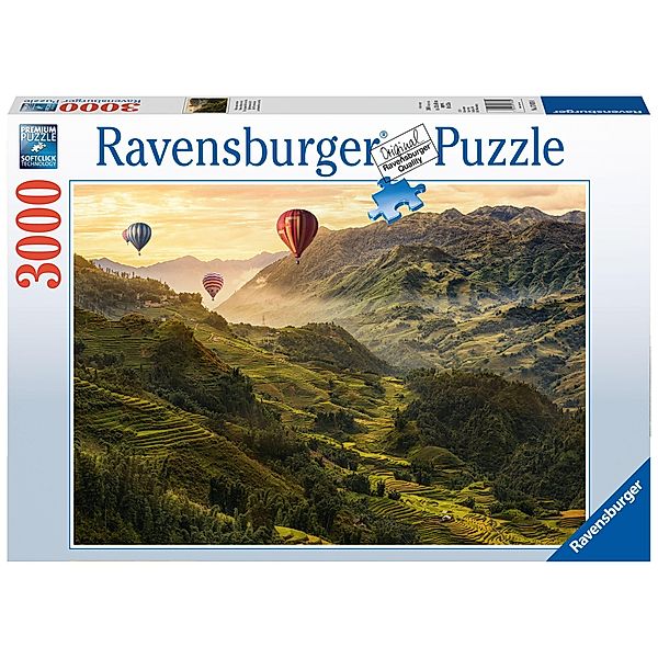 Reisterrassen in Asien (Puzzle)